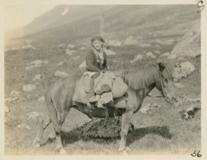 Image of Girl on horseback